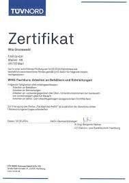 Identifizierte Anspruchsvolle Zertifikate